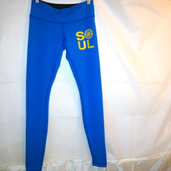 lululemon athletica Pants - Lululemon X SoulCycle Blue Wunder Under